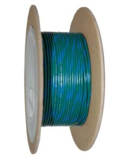 Green / Blue 18 Gauge Color Match Primary Wire - 100' Spool