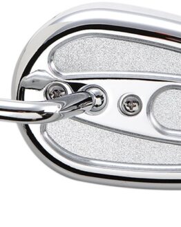 Arlen Ness Teardrop Left Mirror Chrome Fits V-Twins