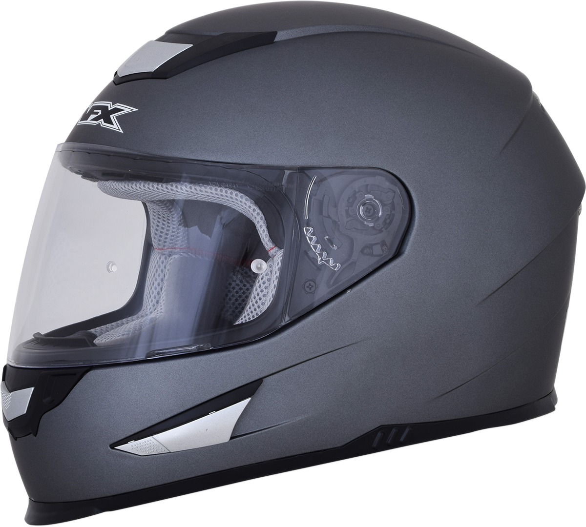 FX-99 Full Face Street Helmet Gray Medium *Open Box* - Image 3