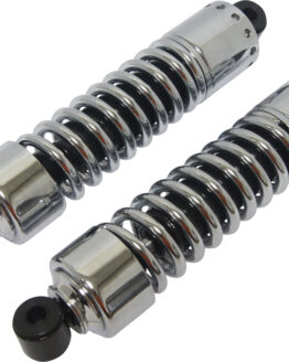 4-Speed Shocks W/Short Cover - Chrome 12"