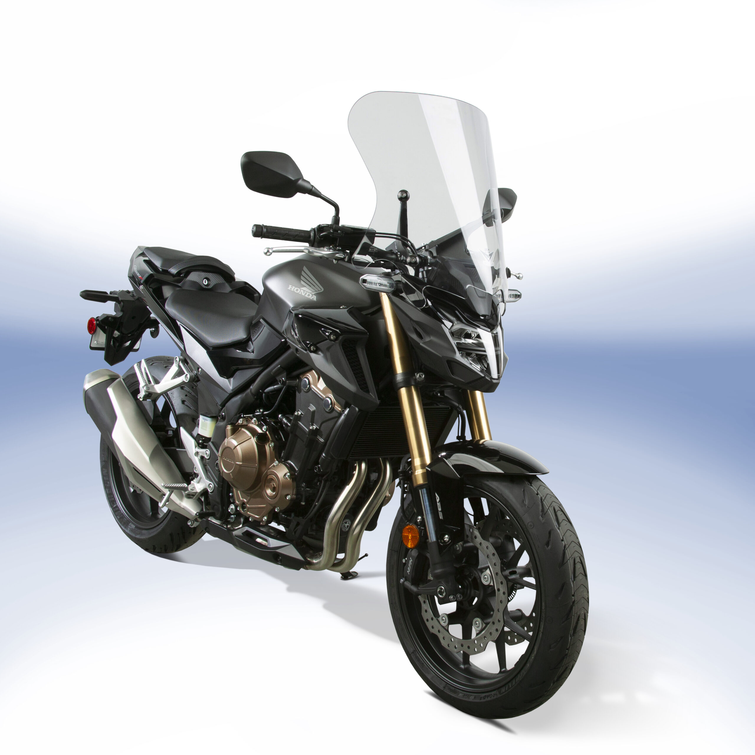 National Cycle VStream+ Mid Windshield Light Smoke Fits 19+ Honda CB500F - Image 6