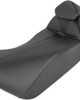 Adventure Tour Stitched 2-Up Seat Black w/Backrest