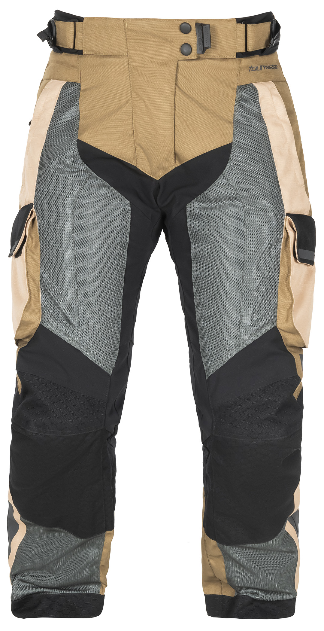 Men's Ridgecrest Hi-Flow Mesh Adventure Touring Pants - 4X-Large Sand & Gray - Image 3