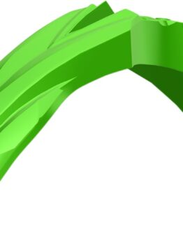 Cycra Powerflow Front Fender Green Fits 17-23 Kawasaki KX250F