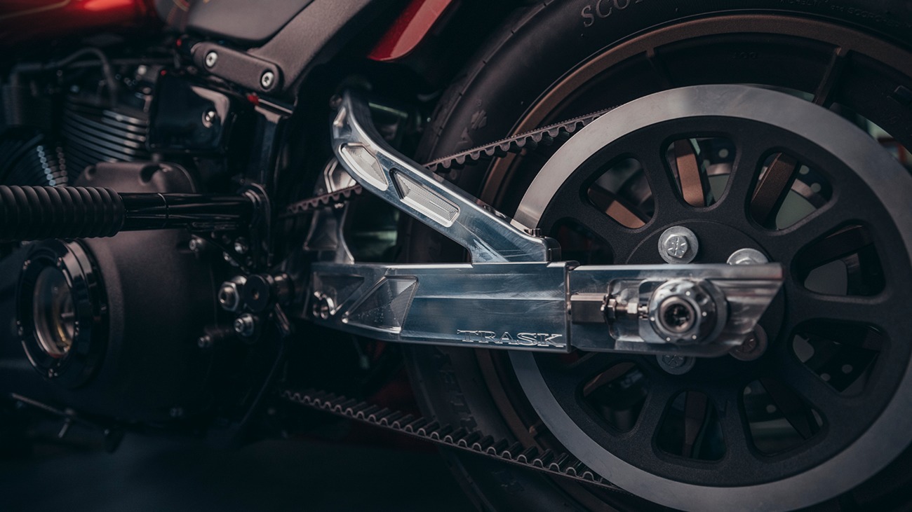 Trask Assault Swingarm Raw Harley-Davidson Softail Models - Image 3