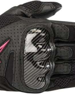 Women's SMX1 Air V2 Street Riding Gloves Black/Fuchsia Small