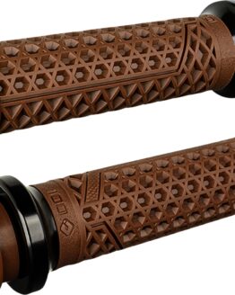 ODI Vans V-Twin TBW Grips Brown/Black for 1" Harley Davidson