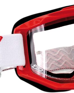 Pro Grip Raceline Goggles Clear Lens Black/Red/White
