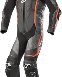 GP Plus One-Piece Suit Black/Gray/Red/White US 42