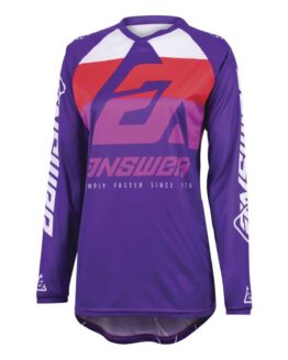 23 Syncron CC Jersey Purple/White/Red Womens - XL