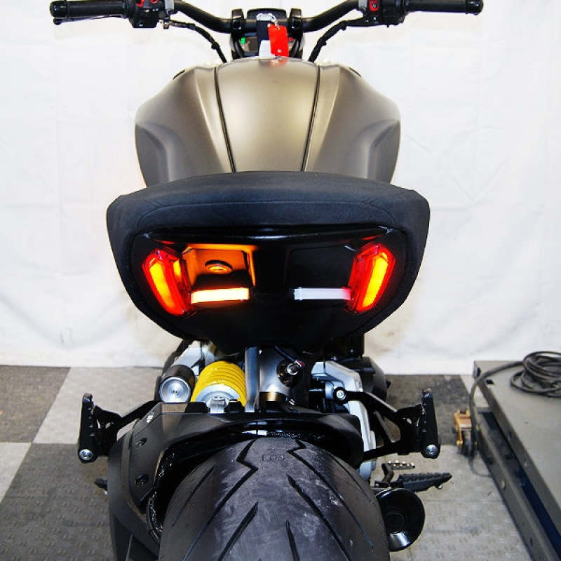 New Rage Cycles Rear Turn Signals Black Fits 2019+ Ducati Diavel 1260 - Image 3