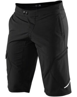100% Ridecamp Shorts Black Youth 28