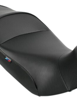 Sargent World Sport 2-Up Seat CarbonFX Vinyl Black Fits BMW K1200