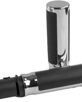 Bikers Choice Chrome Billet Cushioned Grips 23-Up Touring