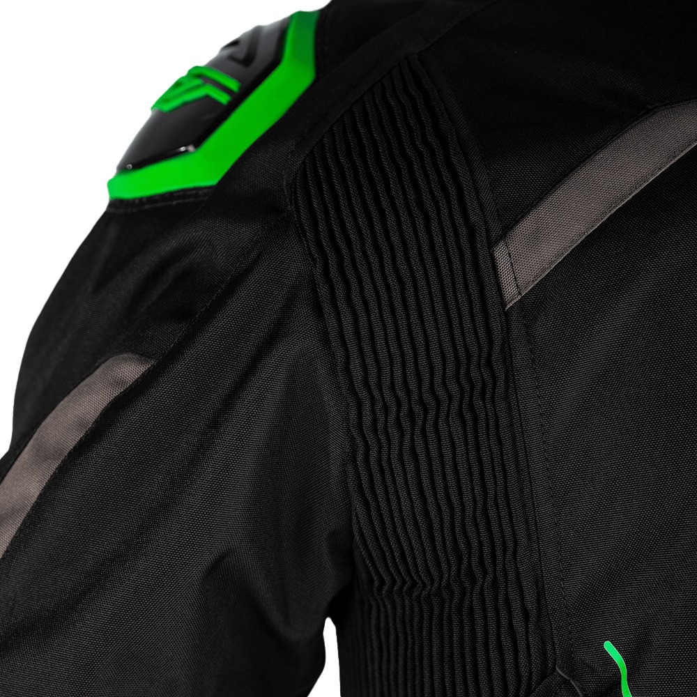 RST S1 CE Textile Jacket Black/Grey/Neon Green 3XL - Image 6