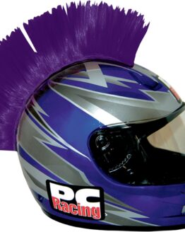 PC Racing Purple Helmet Mohawk