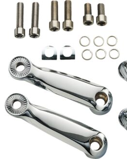 Ciro RydeCulture Adjustable Passenger Peg Mounts Chrome Indian