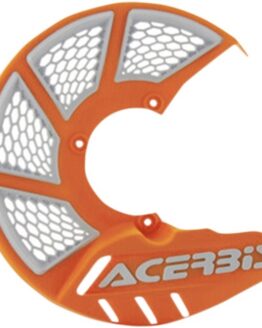 X-Brake Vented Brake Rotor Disc Cover - Orange & White