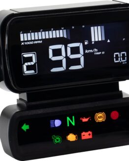 KOSO D2 LCD Multifunction Meter For Harley-Davidson 2004-2013