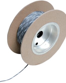 Gray / White 18 Gauge Color Match Primary Wire - 100' Spool