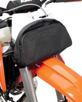 Number Plate Trail Pack - Bag mounts to fork tubes, handlebars, or both