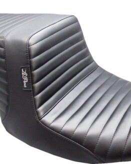 Le Pera Tailwhip Up Front Seat Pleated Black For Harley FLT FLH 2023-2024