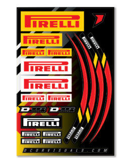 Pirelli Universal Decal Sheet - 12 mil Ultracurve Vinyl
