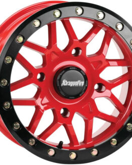 Typhon Wheel 15X7 4/137 5+2 +10 Machined Red