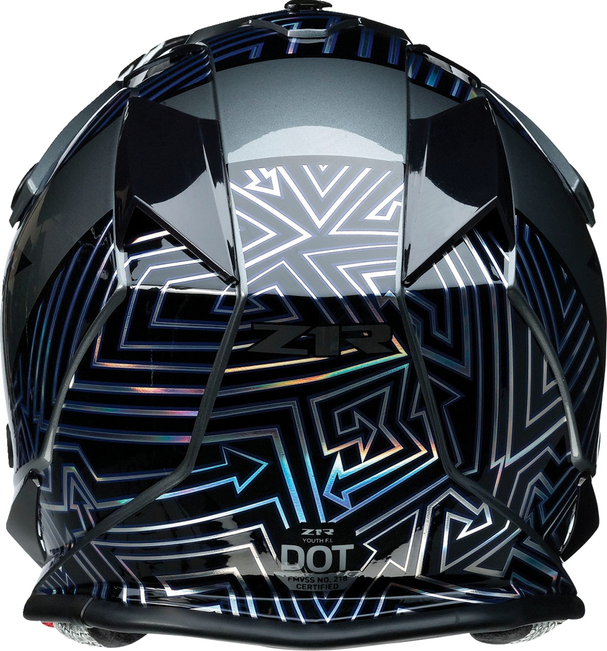 Z1R Youth F.I. Lumen MIPS Helmet Silver/Blue M - Image 4