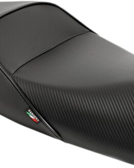 Sargent World Sport 2-Up Seat CarbonFX Vinyl Black Fits Ducati Monster 696