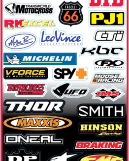Sponsor Sticker Kit B by Factory Effex