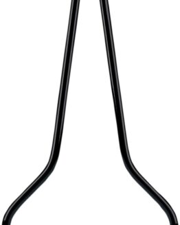 Black Attitude Sticks Sissy Bar - Round Bar, 18" Tall 11" Wide