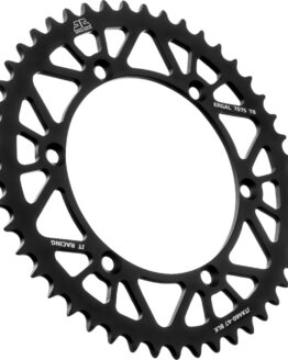 Black Aluminum Rear Sprocket - 47 Teeth 520 Pitch