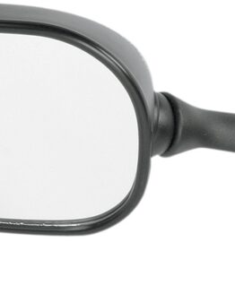 Left Mirror Replacement - Black - Replaces Yamaha 5MT-26280-00-00