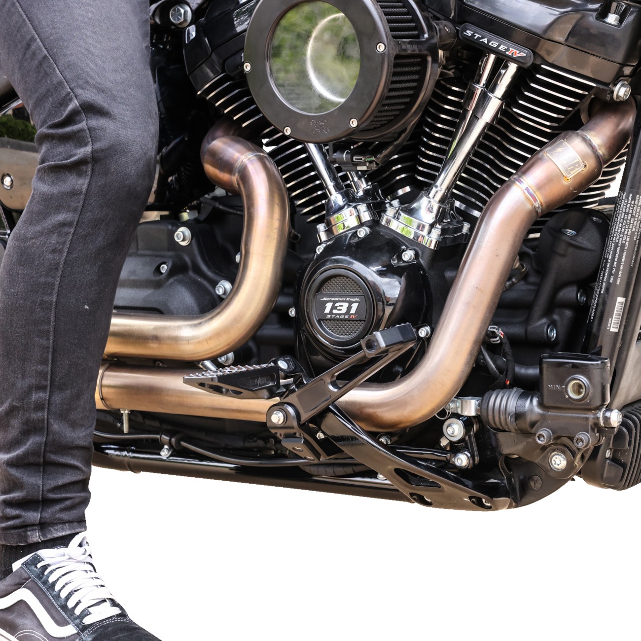 Thrashin Supply Billet Brake Arm Black For Harley M8 Softail - Image 4