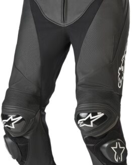 Track v2 Leather Street Motorcycle Pants Black/White US 34