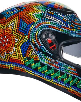 AGV K3 Rossi Winter Test 2018 Helmet Large Multi-Color