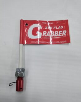 The "Flag Grabber" - Red Quick Release Whip Flag Pole Mount - 5/16"