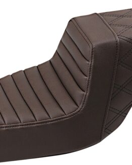 Step-Up Tuck and Roll 2-Up Seat Brown