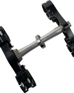 Moose Offroad Triple Clamp Gray For Kawasaki KX450F KX250F KX450 KX250