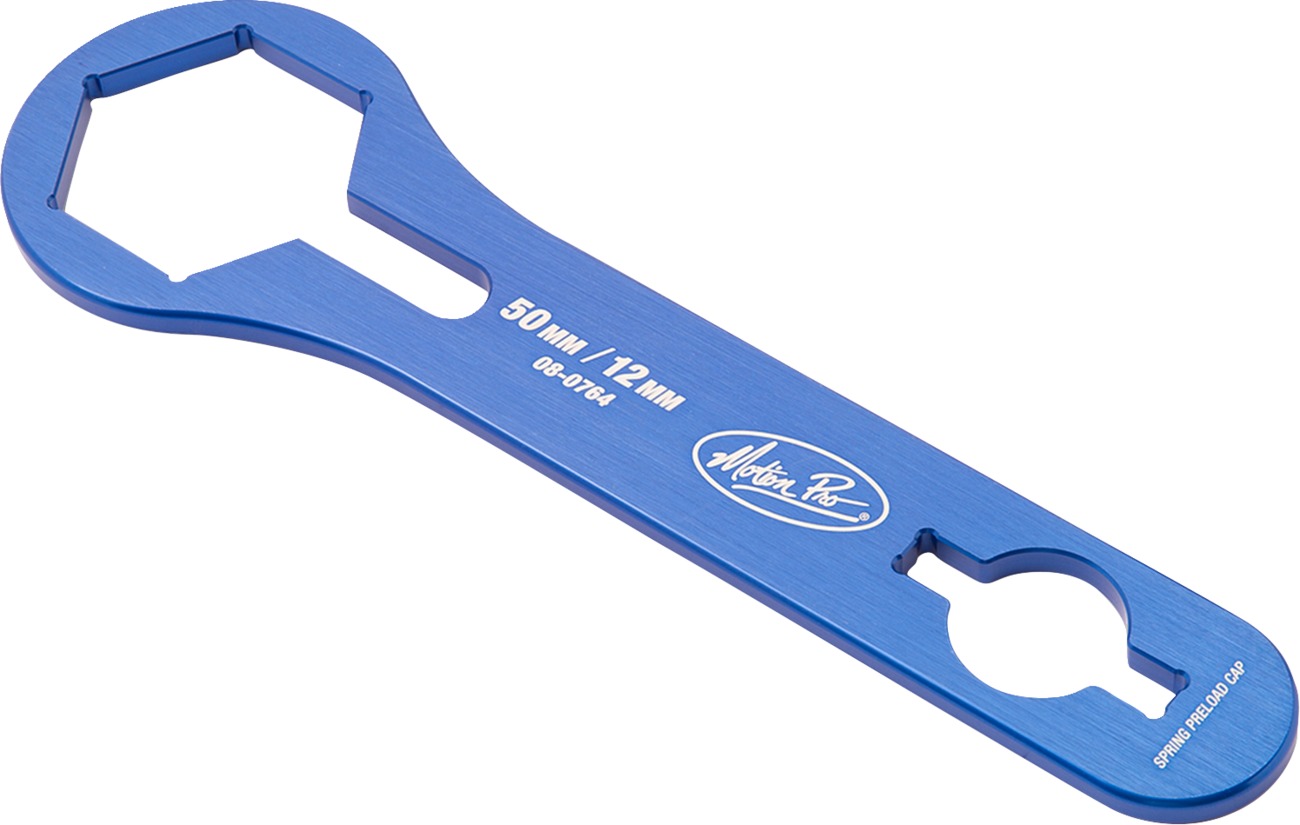 08-0764 50mm Fork Cap Wrench w/ Preload Adjuster Insert For WP Xplor Forks - Image 4