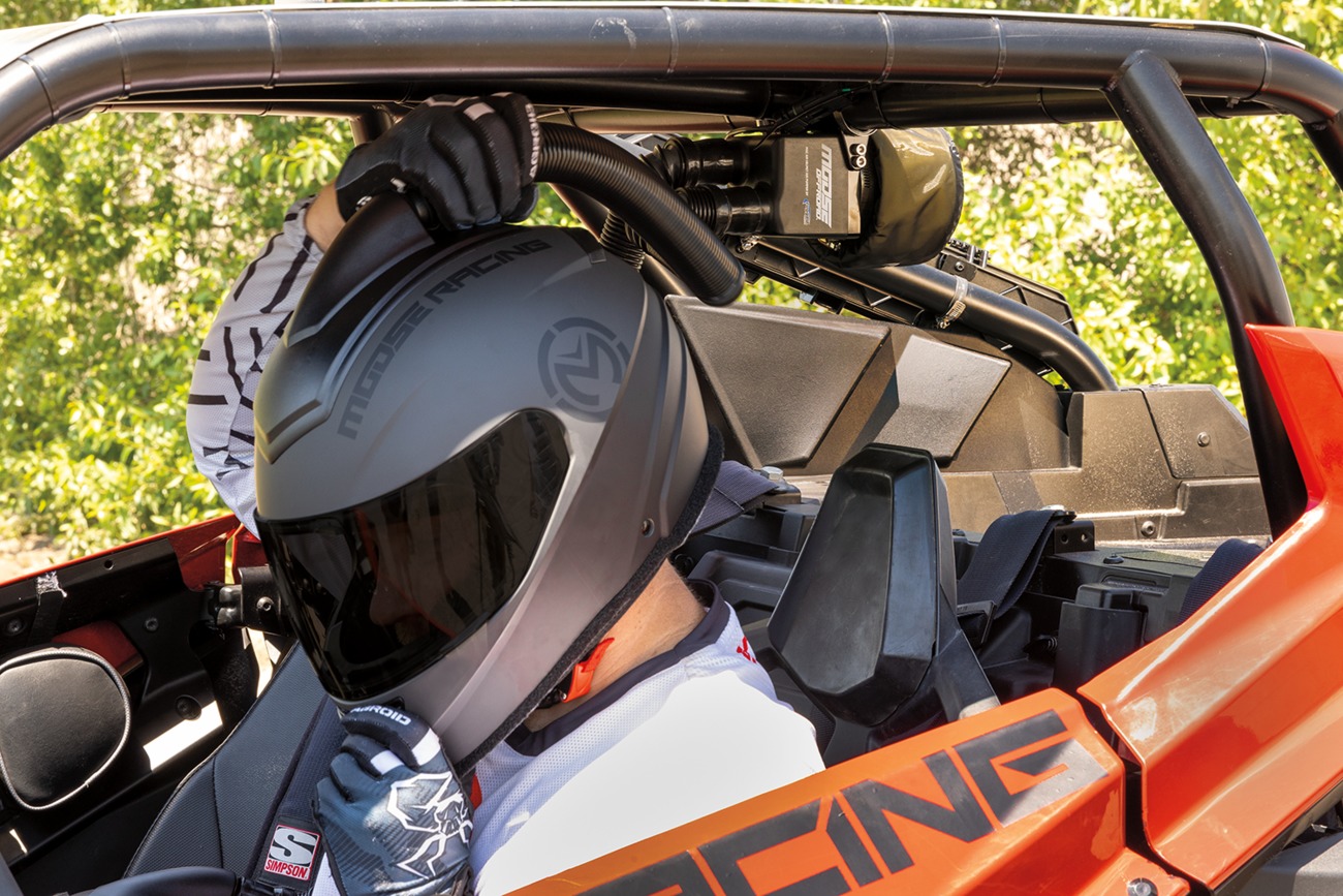 Moose MAC 2-Person Helmet Air Pumper Kit with Bar Mount - Black - Image 3