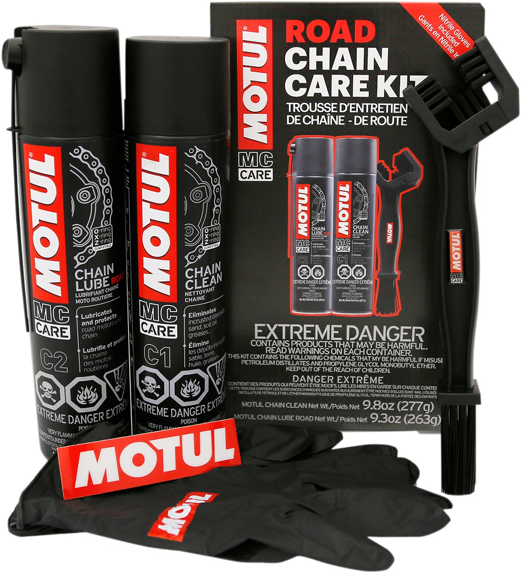 MOTUL Road Chain Care Kit - Complete Drive Chain Cleaning Kit - Image 5