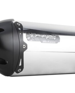 S1R Full Exhaust - Aluminum & Black Muffler