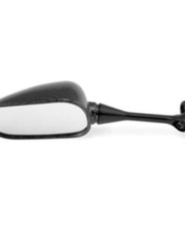 BikeMaster Carbon Fiber Replacement Mirror Left Side Black
