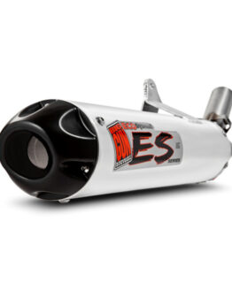 Big Gun ECO Series Slip-On Exhaust Silver Fits Yamaha Raptor 125 250