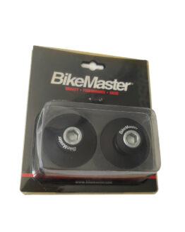 BikeMaster M10 Black Swingarm Spools for Kawasaki - Aluminum