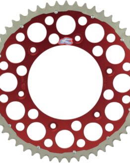 Aluminum 520 51T Twinring Sprocket Red