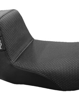 Le Pera Kickflip Seat Basketweave Black For Harley FLHT/FLTR 2007+
