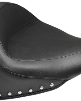 Wide Concho Skirt Studded Naugahyde Solo Seat